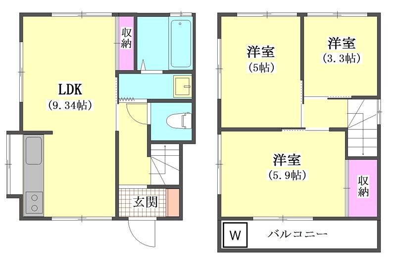 北糀谷11822戸建 間取り